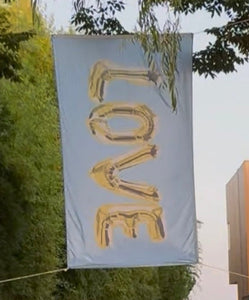 Joel Mesler "Love" Flag